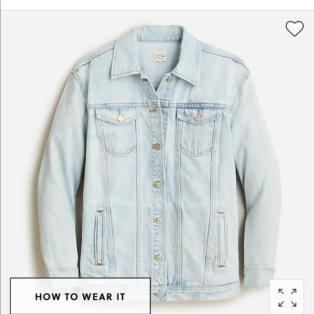 J. Crew Light Blue Jean Jacket